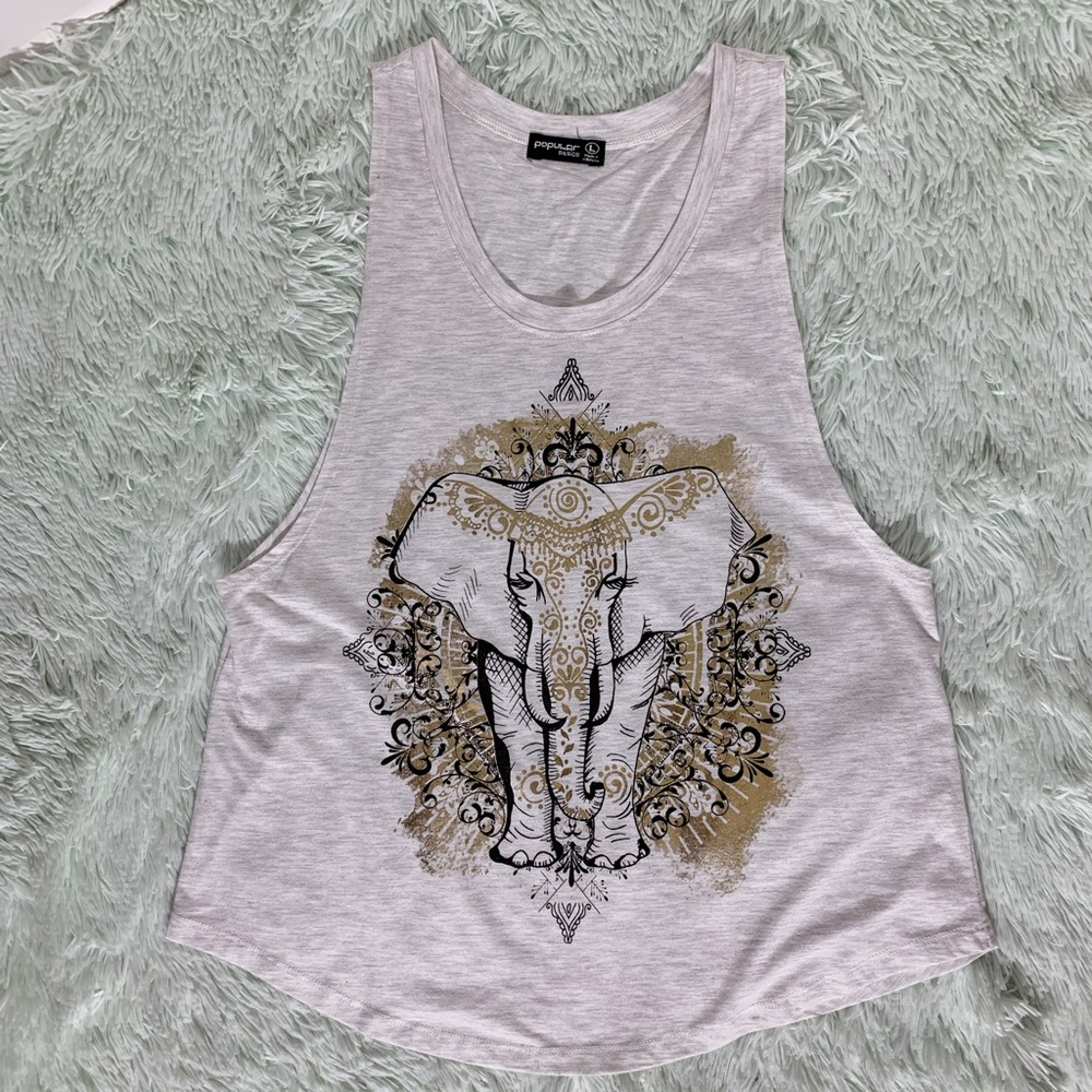Popular basics white elephant tank